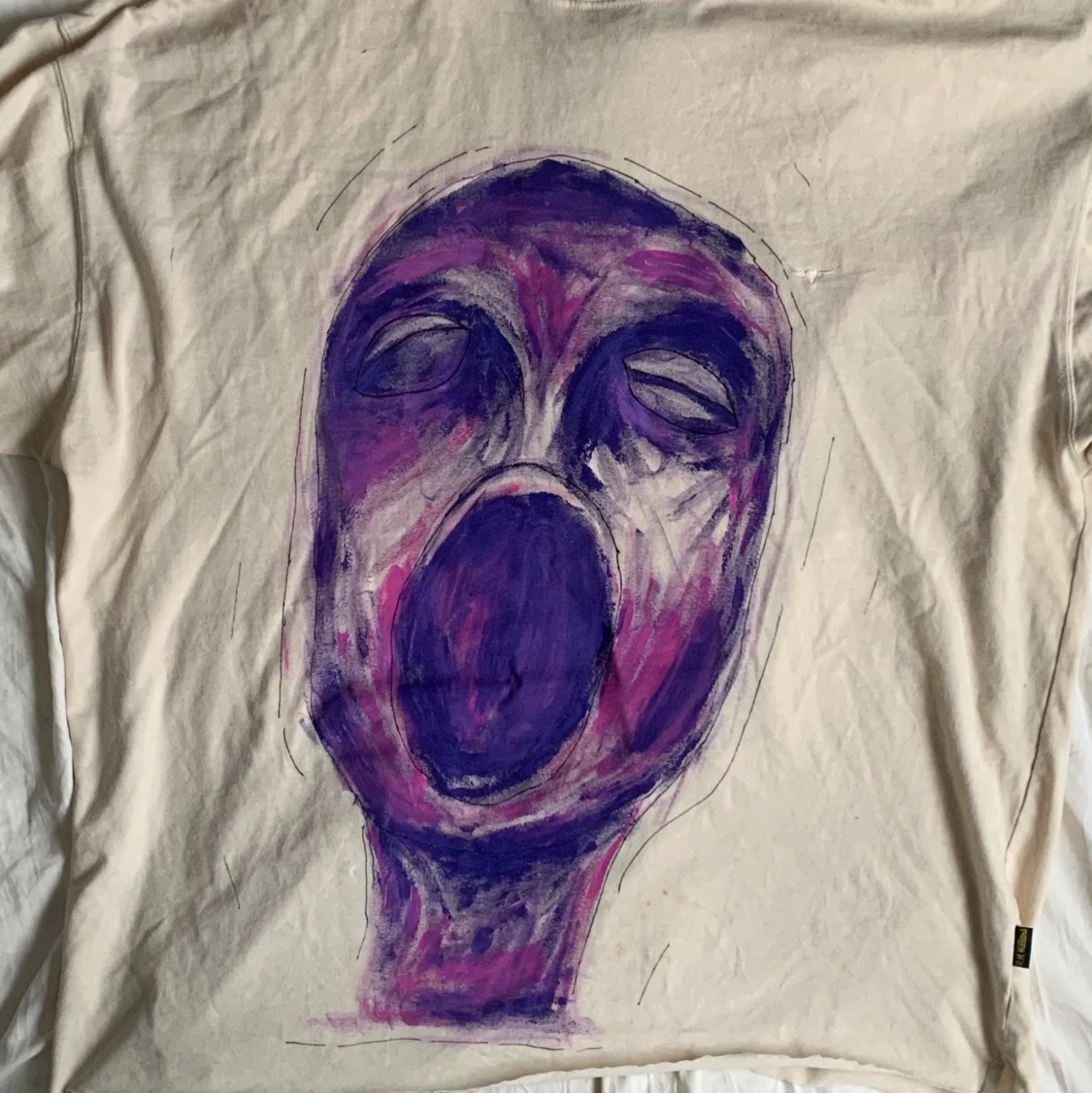 Målad tröja i XL - 90