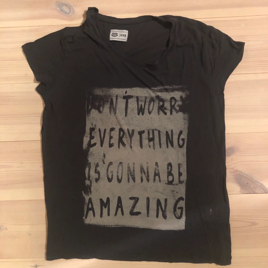 Svart/Grå T-shirt  - 91