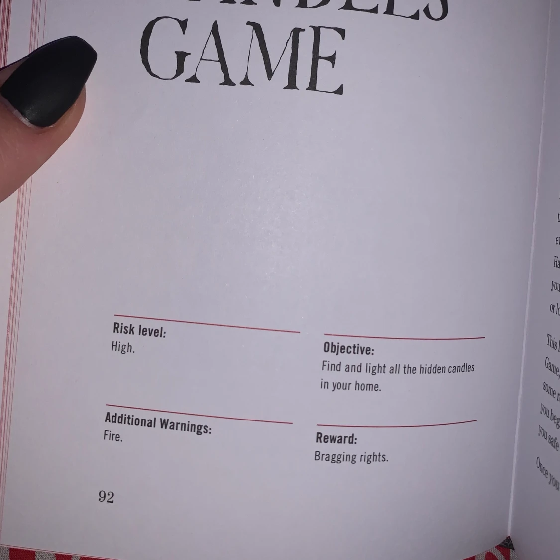 Dangerous games to play in the dark  - 91