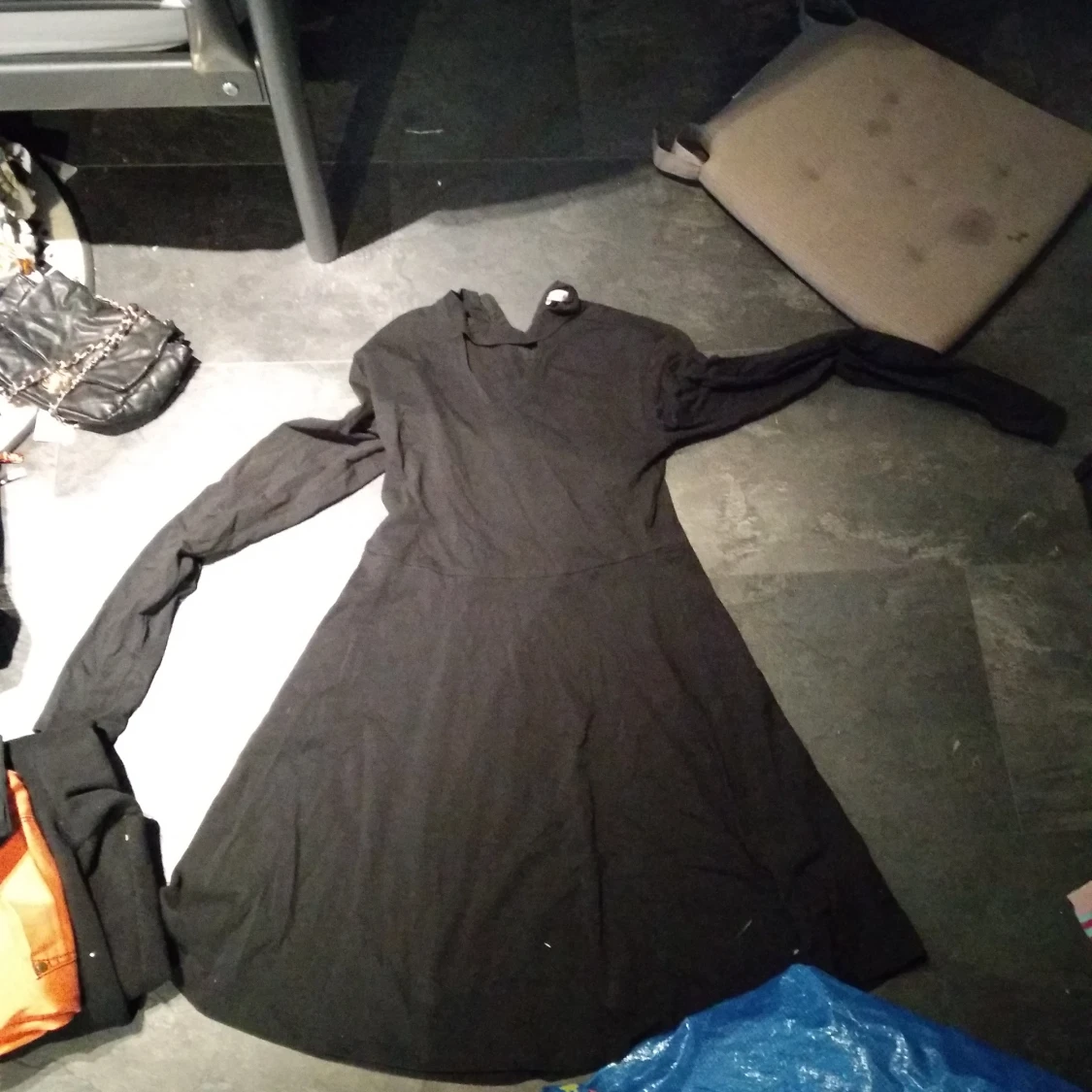 Svart klänning/gotich - 90