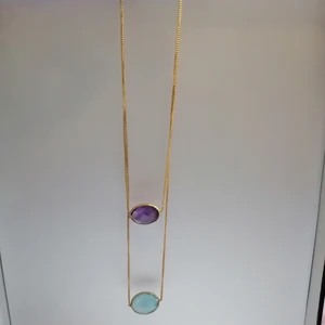 Halsband  - Två halsband från märket Zetterström, silver med guldplätering köpta för 349kr styck ✨✨ Använda enstaka gång och i mycket bra skick! Kan säljas separat eller tillsammans ❤️