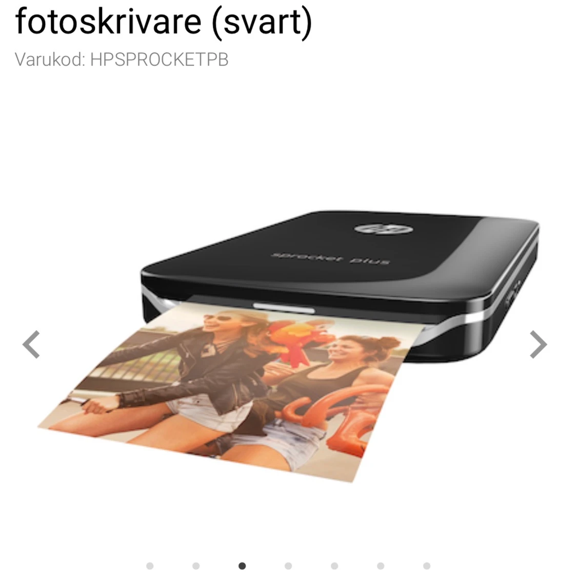 HP sprocket plus - fotoutskrivare
