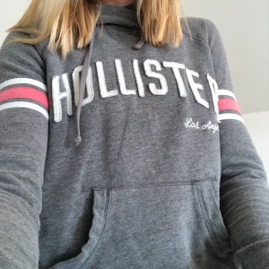 Hoodie från hollister - Lite noppriga bokstäver, ämbars bra skick. Köpare står för frakt.