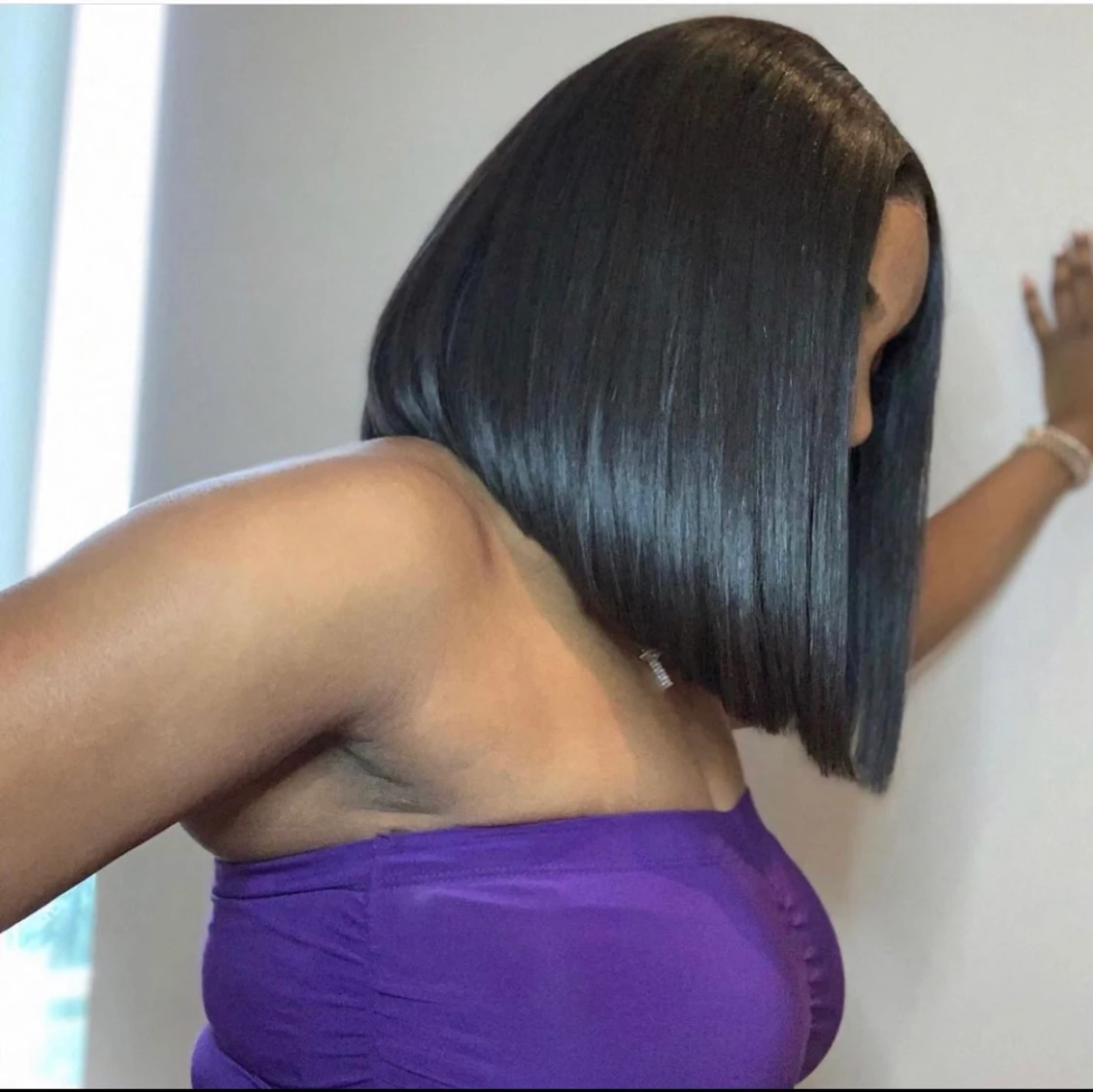 💯 human Hair lace closure 12inch - 90