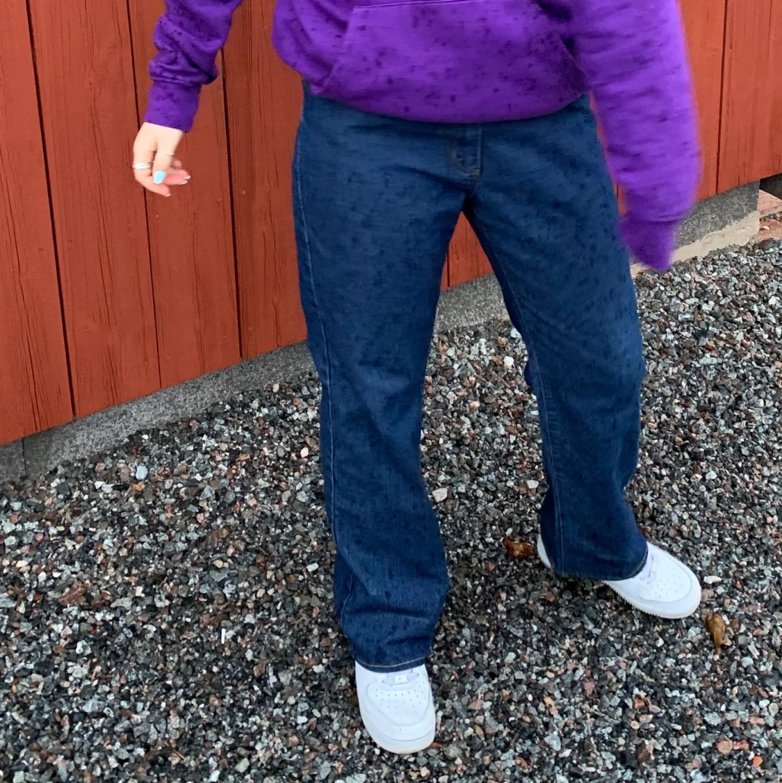 Mörk blåa coola jeans 