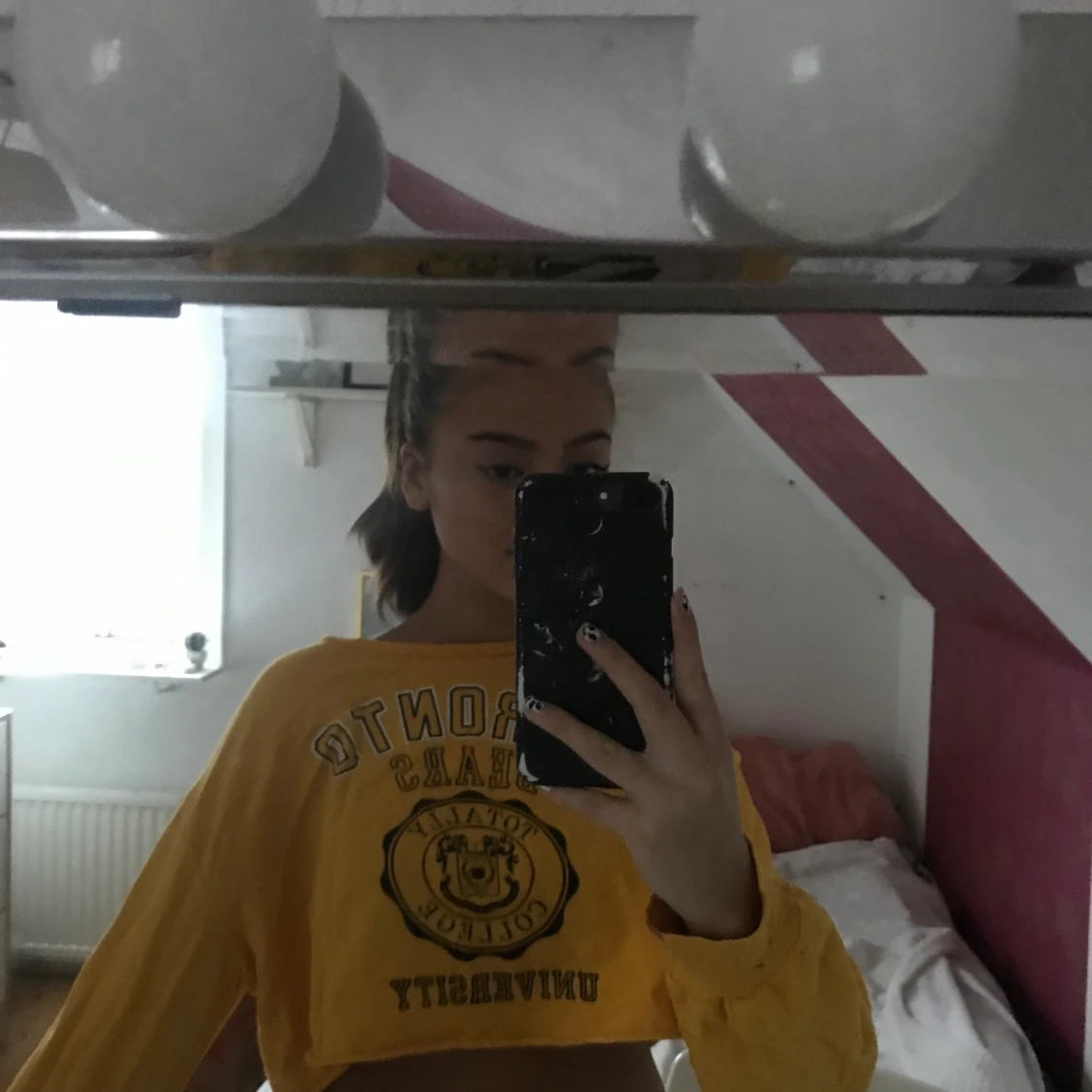 Vintage croppad sweatshirt - 90