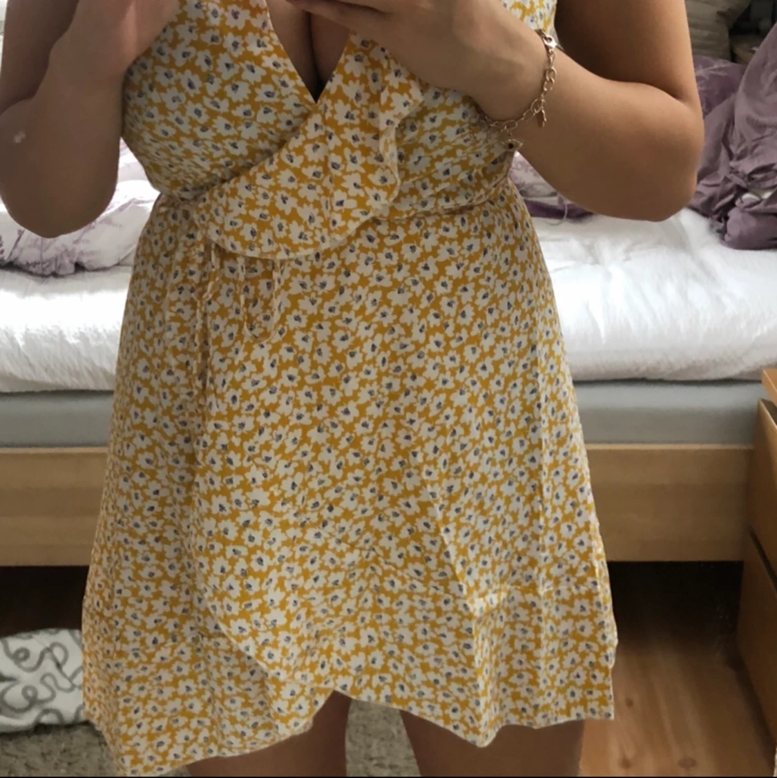 Gul fin klänning från SHEIN!  - 90