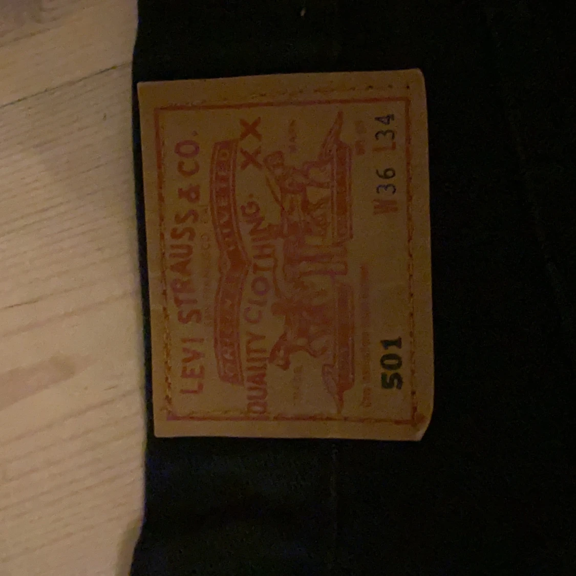 Levis 501 jeans svart - 90