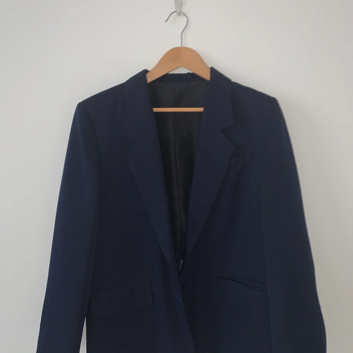 Blå kavaj i oversized M