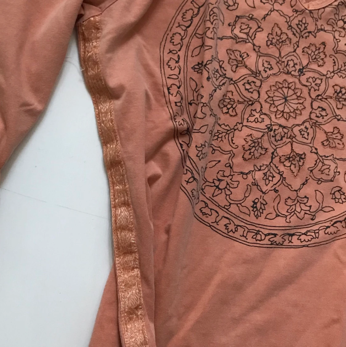 Vintage croptop i nuderosa, st.S - 91