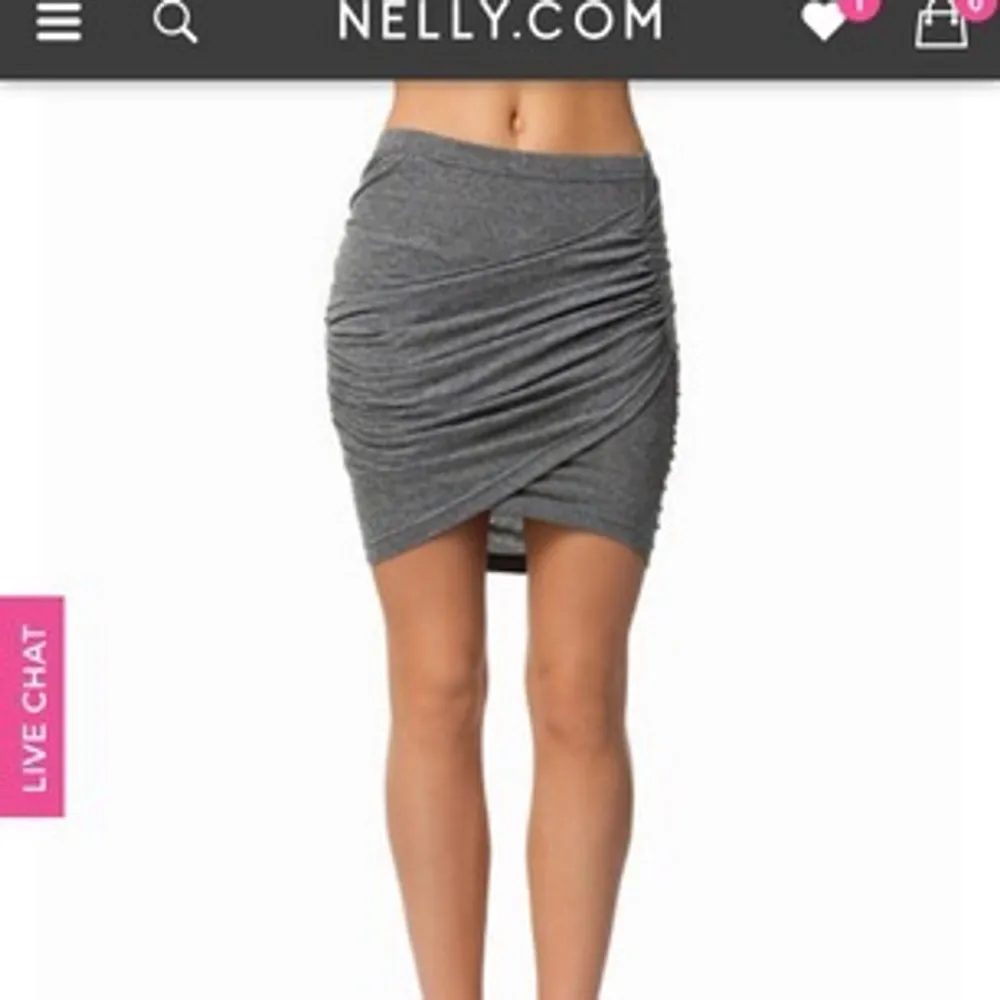 Basic kjol från Nelly i grå. Kjolar.
