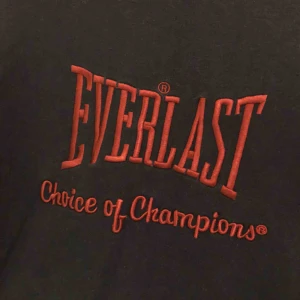  - Tjocktröja Everlast. Urtvättad, Broderad logo. L på tags men sitter som M 