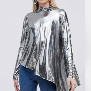  - Metallic topp asymmetrisk 
