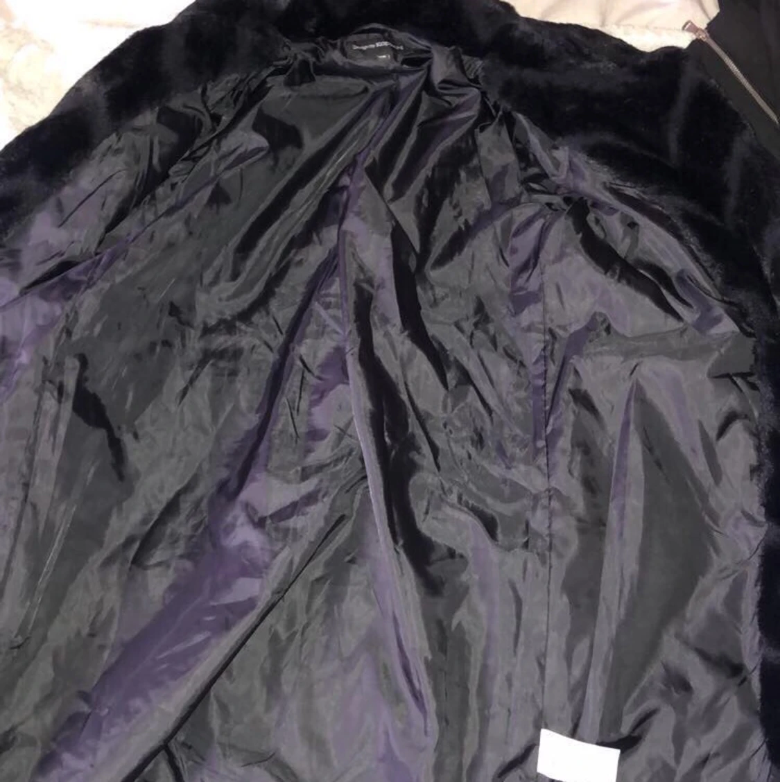 Mysig kappa i fuskpäls - 91