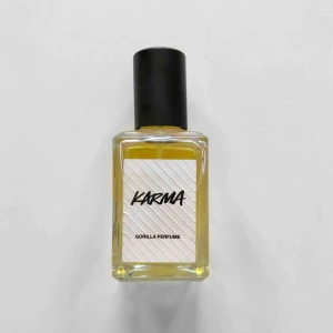  - Helt ny, oöppnad parfym från Lush i doften Karma. Luktar supergott! Lush beskriver det som ”En unik doft med en berusande blandning av apelsin, patchouli och kryddor som tar dig med till London på 60-talet”. Nypris 400 kr! Säljes pga allergi.