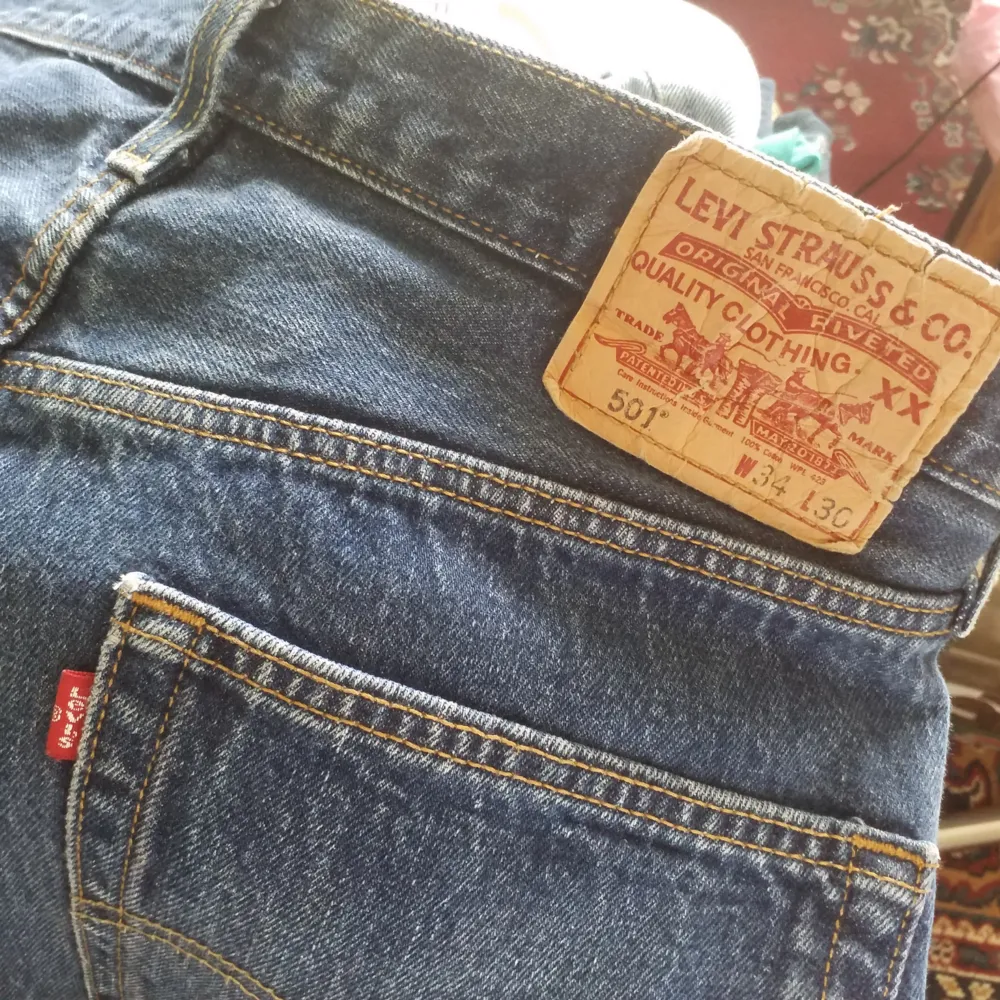 Äkta vintage Levi Strauss jeans i storlek 34/30. Jeans & Byxor.