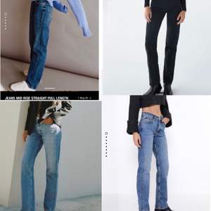 Söker dessa jeans från zara i alla färger, (storlek 38) hör av er om ni säljer någon av dom!!!! Kan köpa direkt 