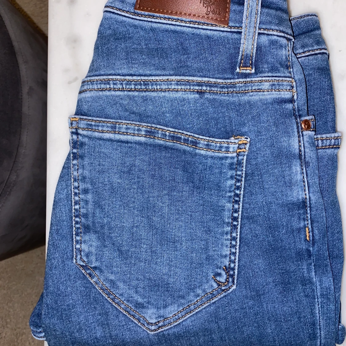 Populära peachy high sea ankle i S från bikbok! - 91