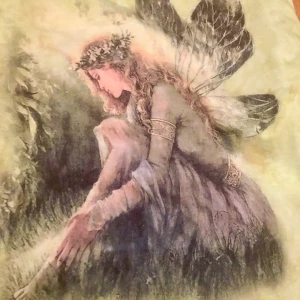 Fairy t shirt - Gullig men inte riktigt min stil längre. Den är i 4XL men skulle nog säga att den passar M till XL ungefär. Materialet är ganska tunt. Köparen står för frakten <3
