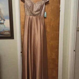 Oanvänd rosa balklänning!  - Jag säljer min helt oanvända balklänning köpt inför balen 2020. Klänningen är från märket Eva & Lola och köpt i Lund av ett finskt popup företag. Nypris var 1690 och mitt pris 1399 detta går givetvis att diskutera vid snabb affär☺ Hör av er vid frågor! 