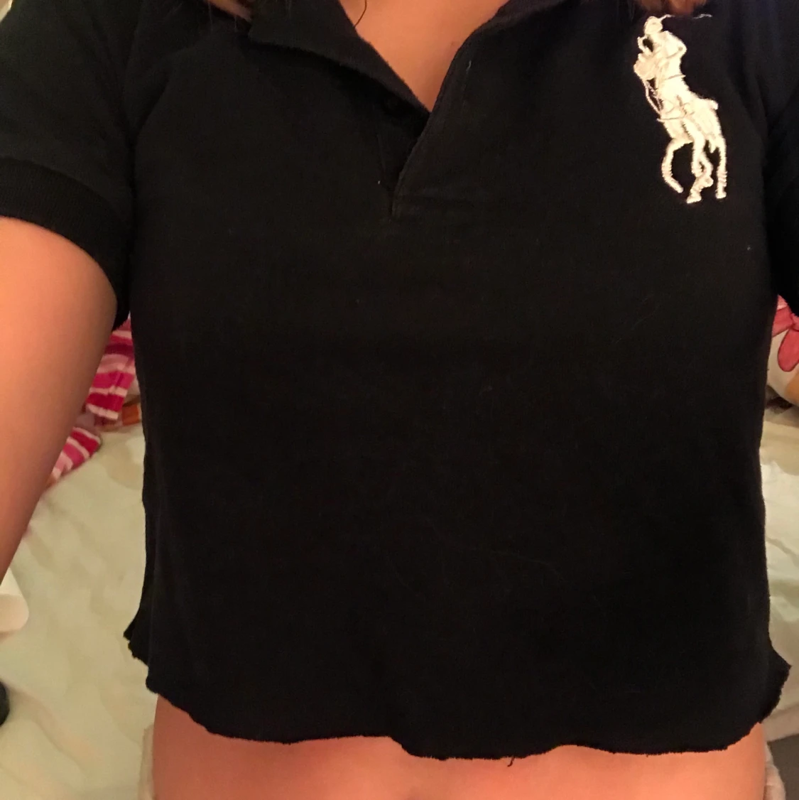 croppad Ralph Lauren polo tröja S - 91