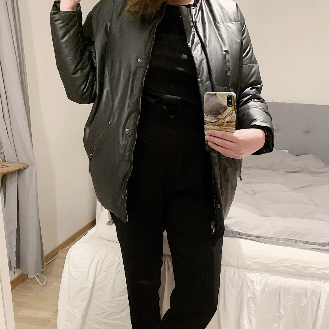 Oversized jacka i storlek S