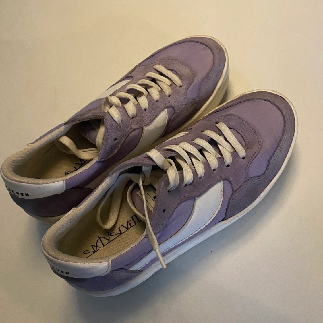 Lila pastell platform platå sneakers 38 - 91
