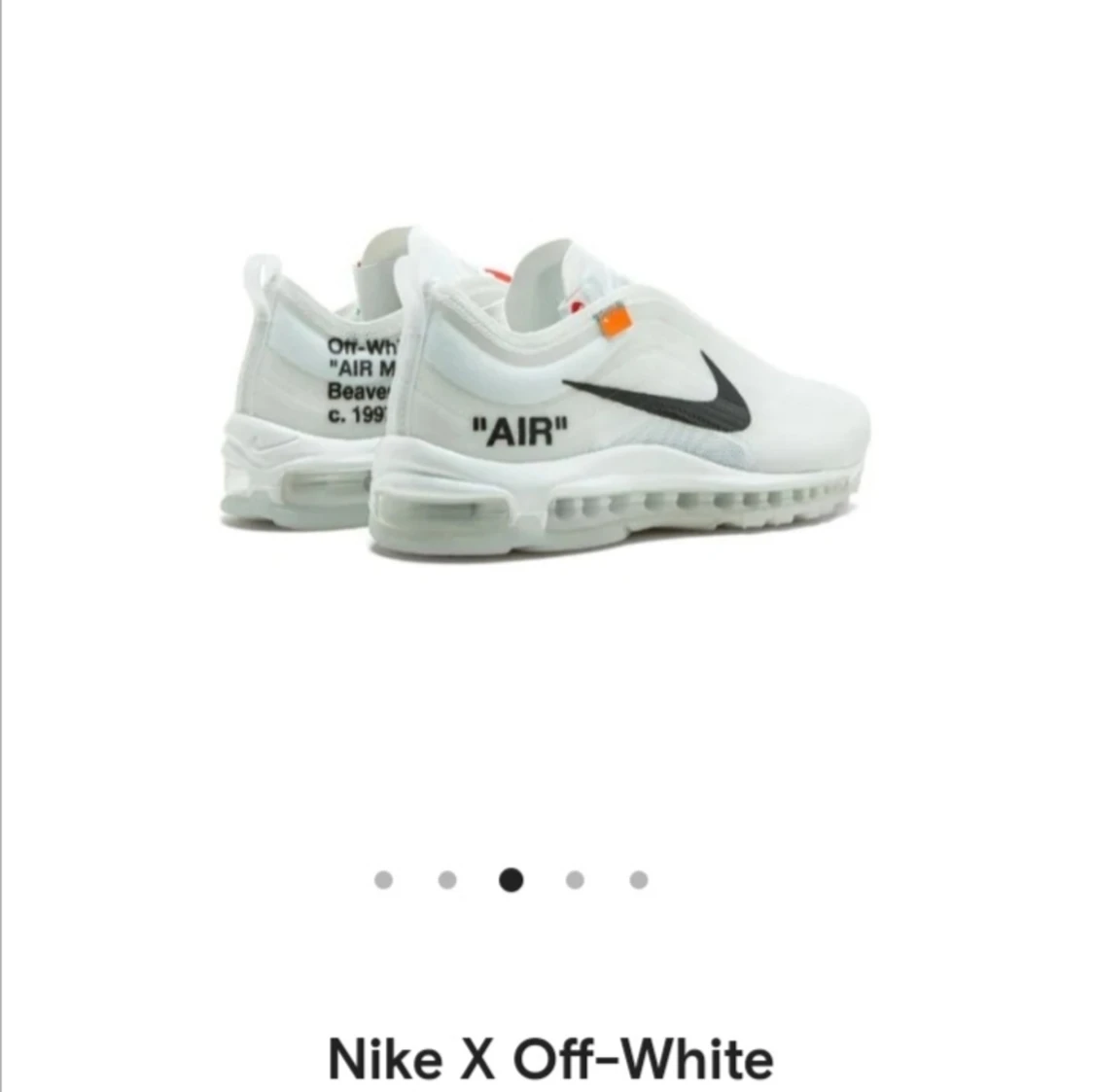 Nike X  off-white skor strl 40 - 90