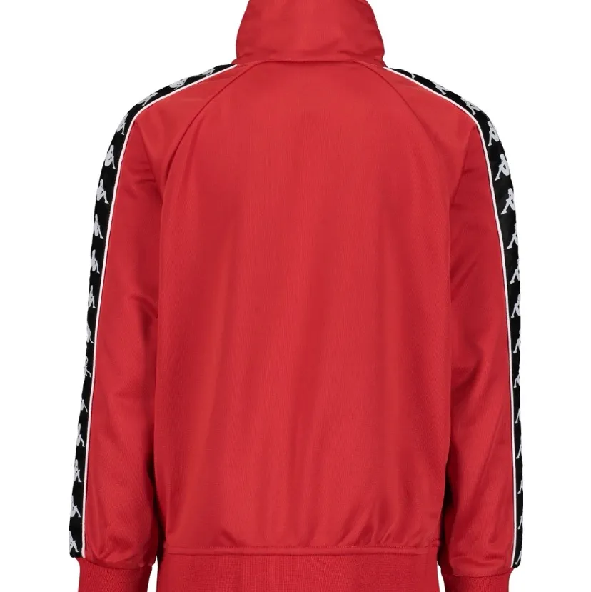 Röd zip up från märker Kappa, sjukt snygg med en vit t shirt eller linne. Köpt för 700, nypris: 300kr ( kan diskuteras) passar allt från XS-XL men är i storlek XL. . Tröjor & Koftor.