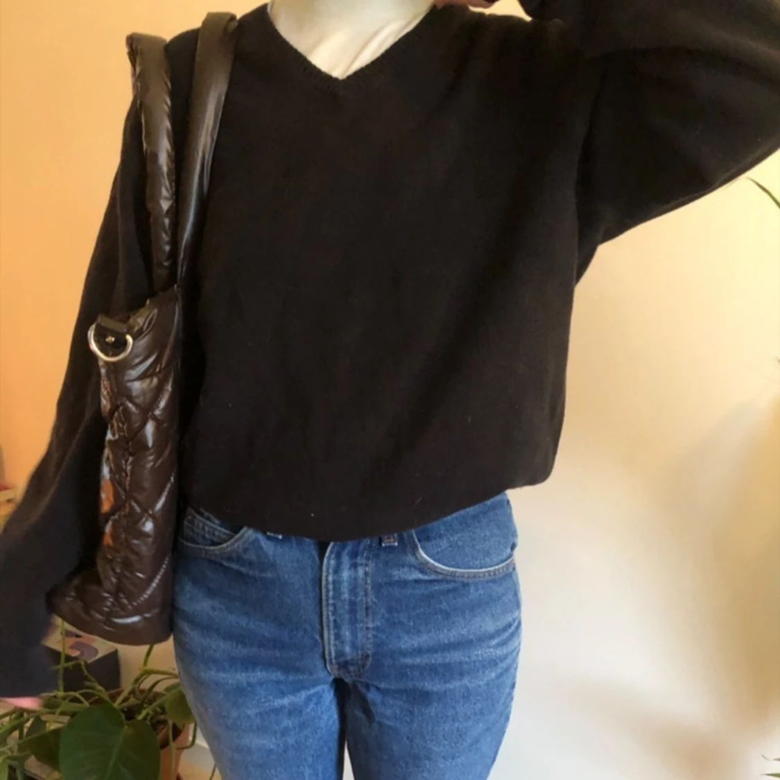 Svart tjocktröja - 91