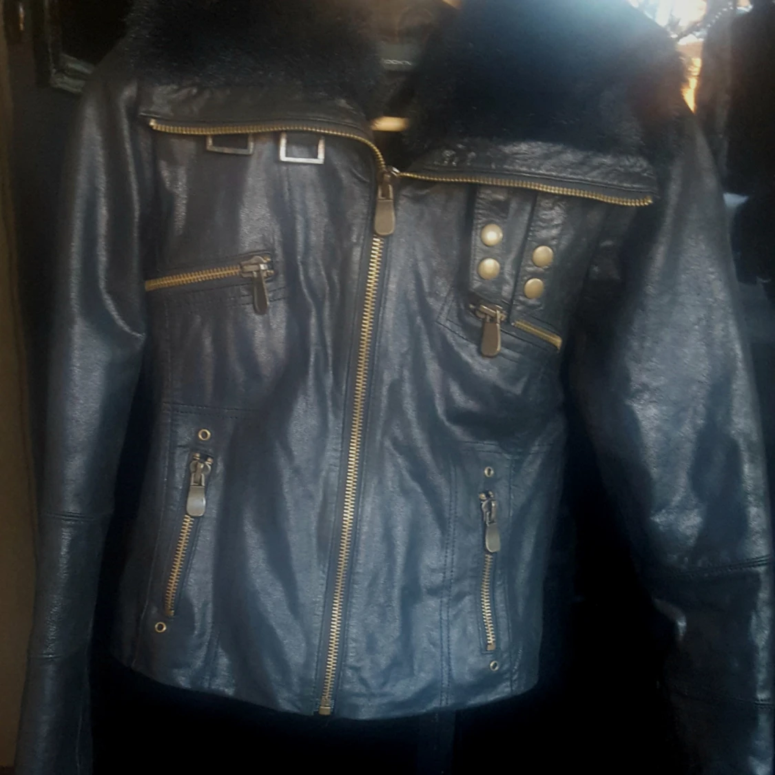 Skinnjacka pilot Rock N Blue 