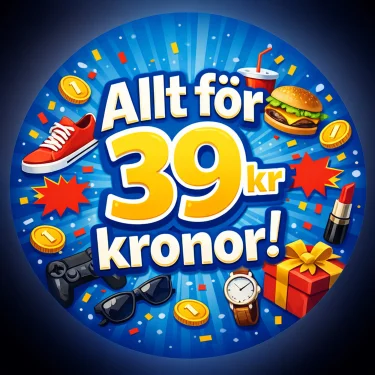 allt för 39 kronor!