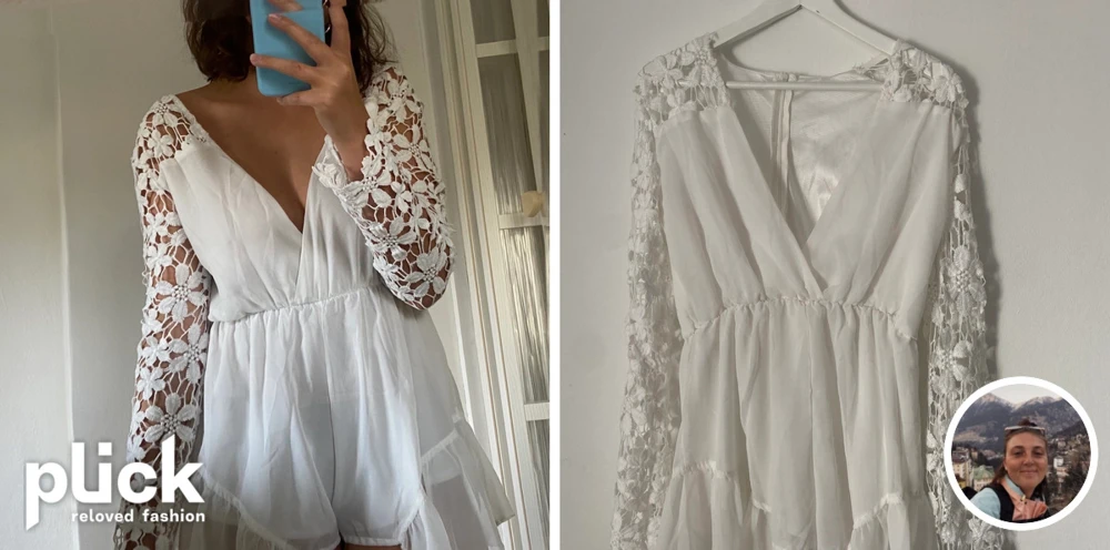 Kvinnors Jumpsuit Hjärtformade Öppningar Elastiskt Tyg main image 1