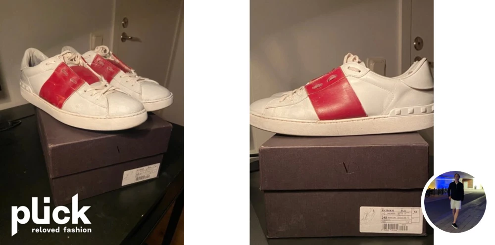 Valentino Rockstud Röd | Skor