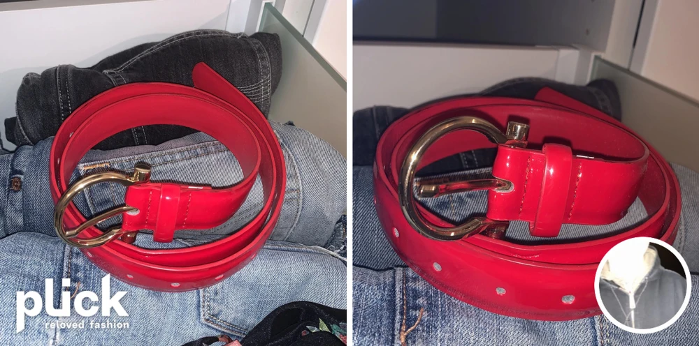 Guld Rött Skärp | Accessoarer