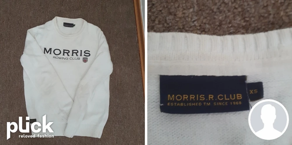 Morris Rowing Club Vit Hoodies